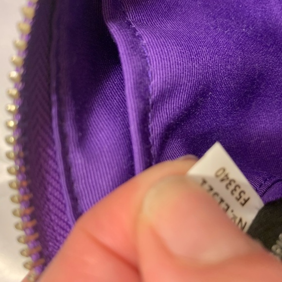 Coach Nolita | Purple Leather Mini Shoulder Bag | Chain Strap Wristlet | F53340 - Picture 11 of 16